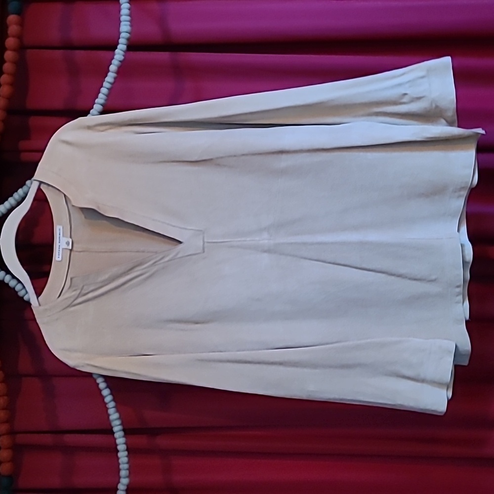 Banana Republic real suede leather tunic top, size 10